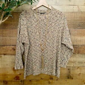 Long Sleeve Speckled Sweater 🍁 Autumn Fall Vibe